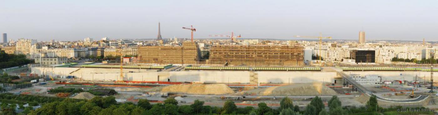 ZAC des Batignolles - Construction of an urban slab of 550 x 70m
